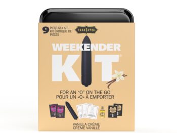 WEEKENDER KIT VIBE Vanilla Includes: Oil of Love, Reusable 10 speed mini vibe, Massage Oil, Love Liquid and Erotic Playcards