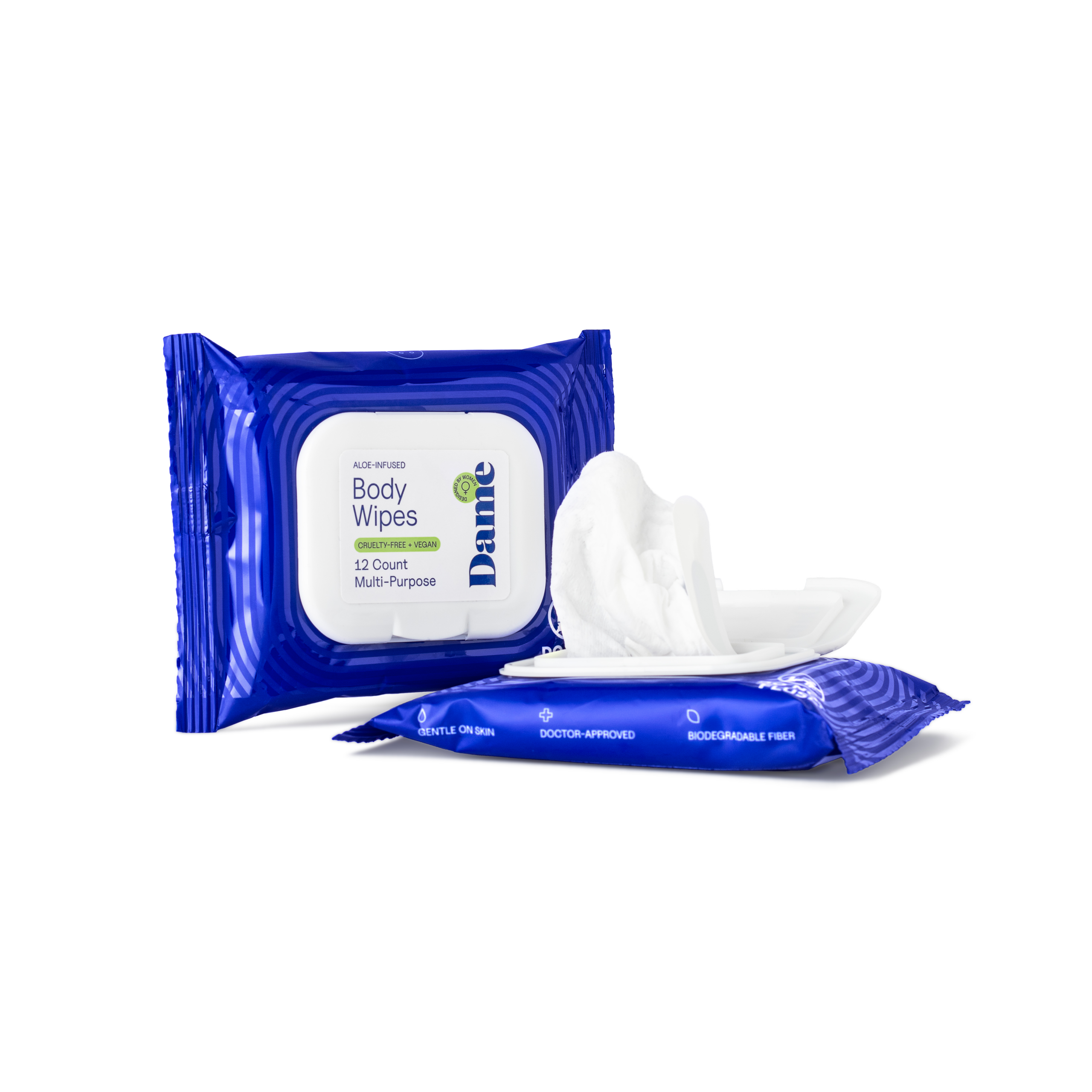 Aloe & Cucumber Body Wipes 12pk