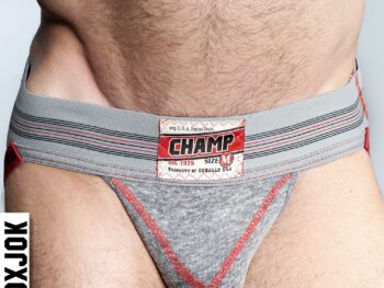 CHAMP, vintage sweatshirt jockstrap, GRAY HEATHER, X-LARGE