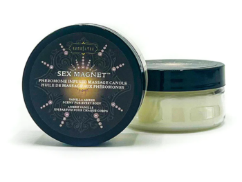 SEX MAGNET Pheromone Massage Candle Vanilla Amber 1.7 oz / 48g