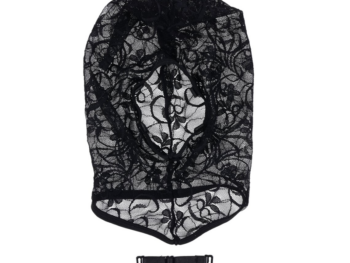 Lace Hush Hood - Black