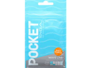 Pocket TENGA Wavy Line