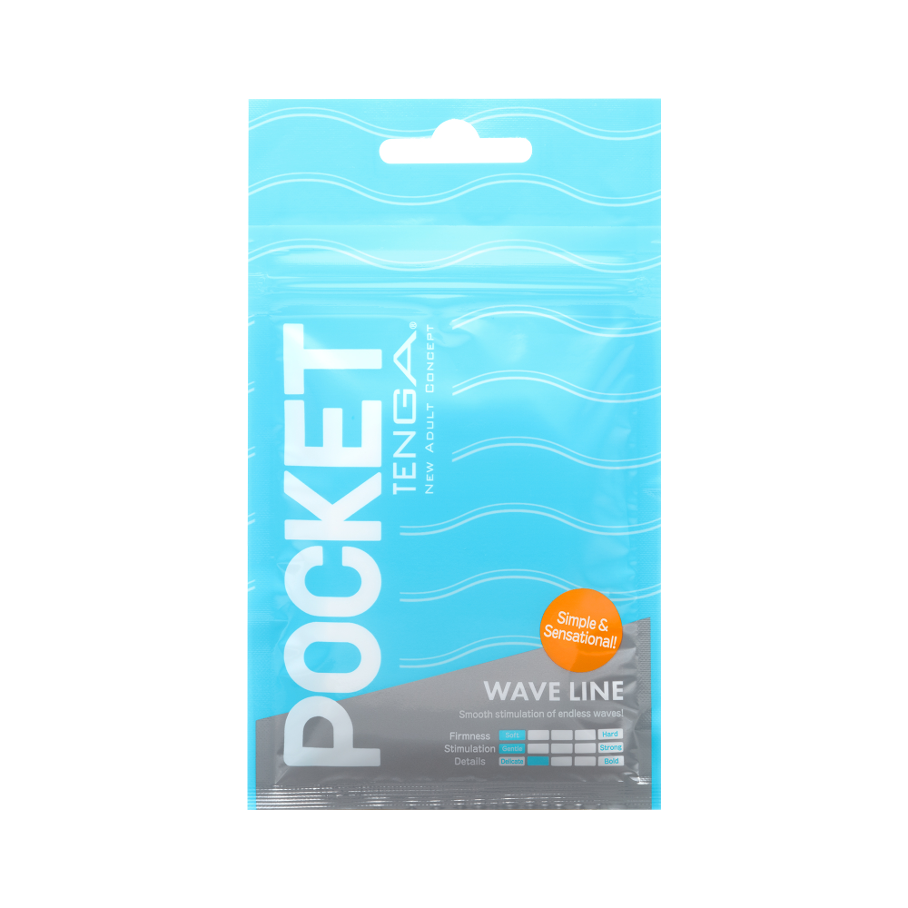 Pocket TENGA Wavy Line