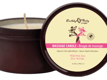 Earthly Body at Night Candle Aphrodisiac Collection Wild Pink Rose 6oz
