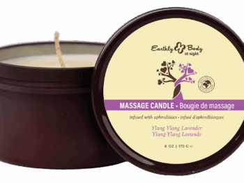 Earthly Body at Night Candle Aphrodisiac Collection Ylang Ylang Lavender 6oz