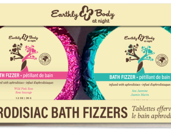 Earthly Body at Night Bath Fizzer Aphrodisiac Collection Set 4pc