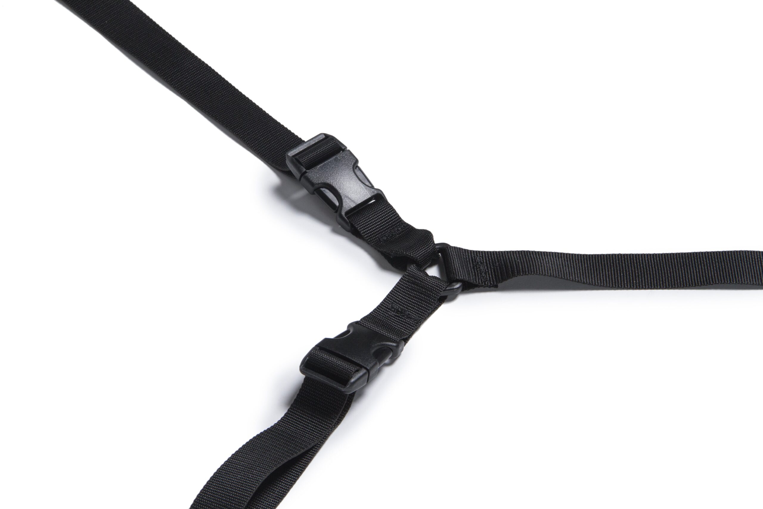 Bed Buckler Tether and Cuff Restraint Kit Black Microfiber - Image 2