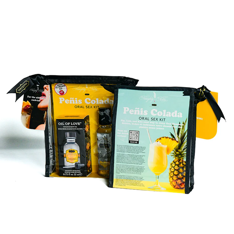 ORAL SEX COCKTAIL KIT - Penis Colada (Coconut Pineapple) 2oz Divine Nectar / .75oz Oil of Love - Image 2