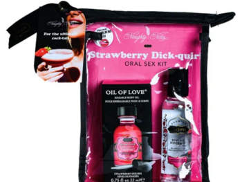 ORAL SEX COCKTAIL KIT - Strawberry Dick-quiri (Strawberry Dreams) 2oz Divine Nectar / .75oz Oil of L