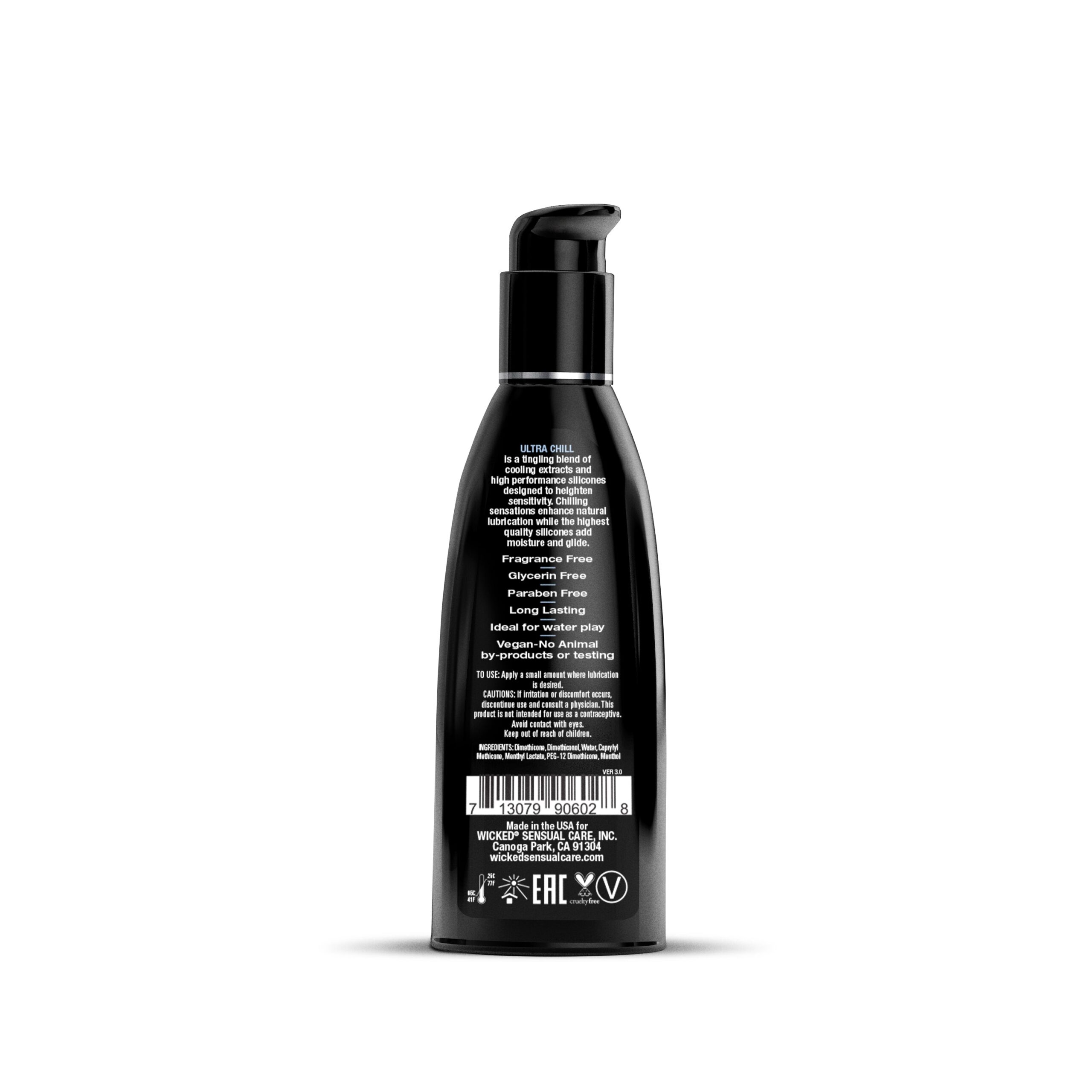 Ultra Chill Silicone Lube 2oz - Image 2