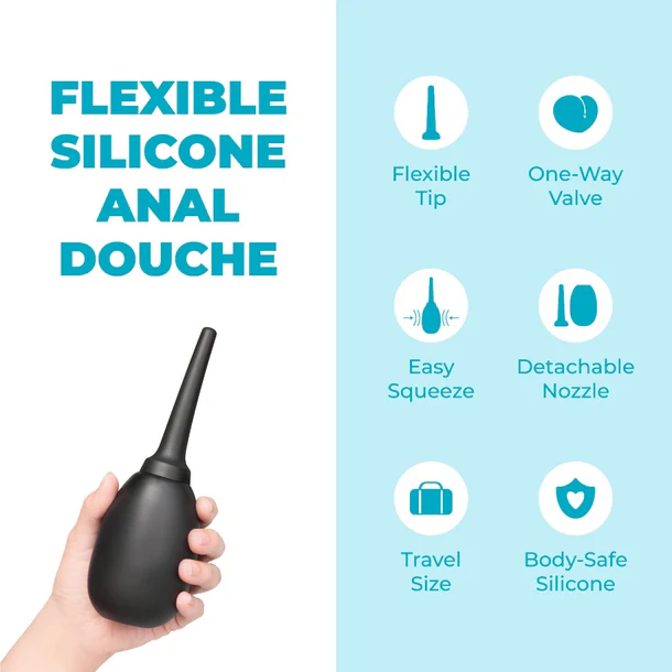 Flexible Silicone Anal Douche - Image 8