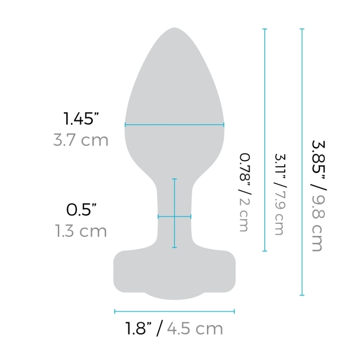 Vibrating Heart Plug S/M - Image 7