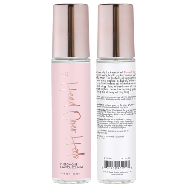 HEAD OVER HEELS Fragrance Body Mist with Pheromones - Fruity - Floral 3.5oz | 103mL - Image 4
