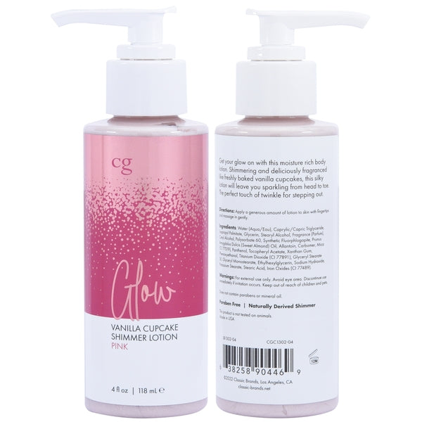 GLOW Pink Shimmer Lotion - Pink 4oz | 118mL - Image 3
