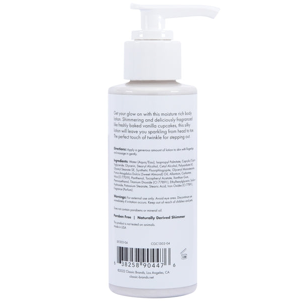 GLOW Silver Shimmer Lotion - Silver 4oz | 118mL - Image 2