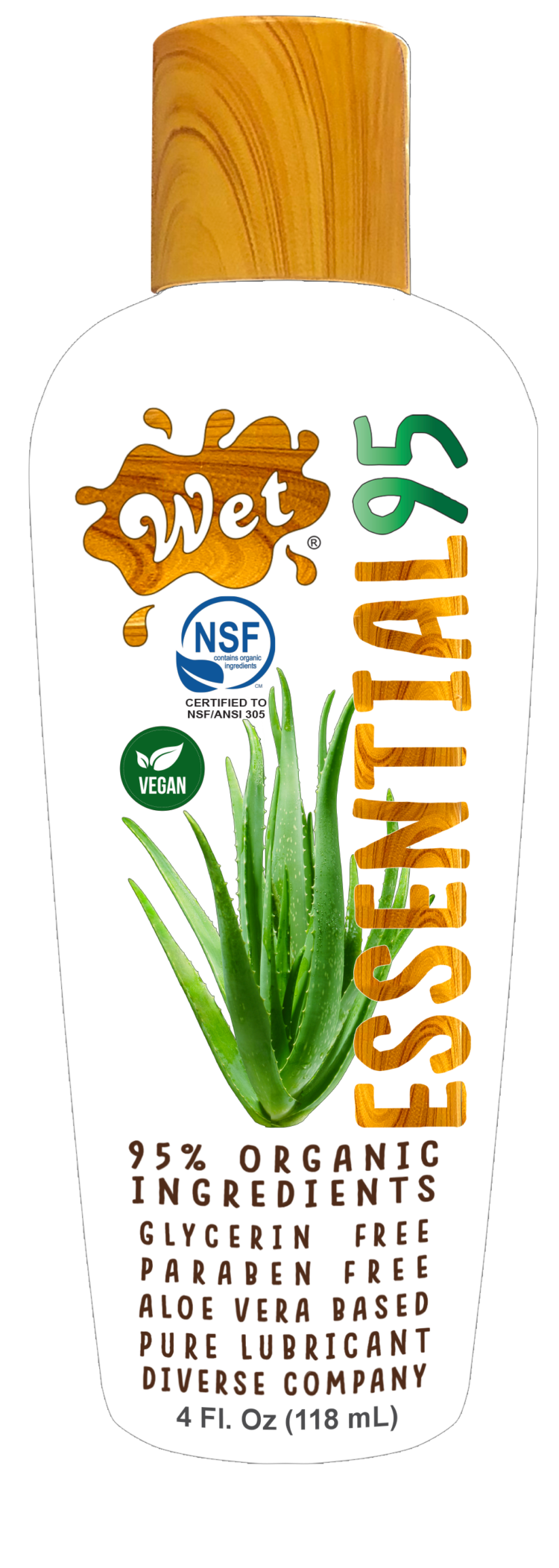 Essential95Γäó Certified 95% Organic Lubricant