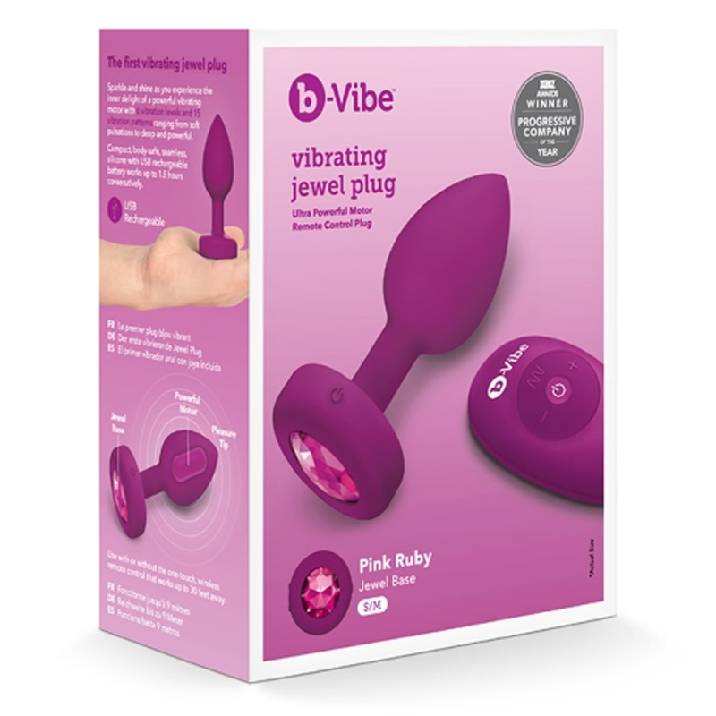 Vibrating Jewel Plug S/M - Image 2
