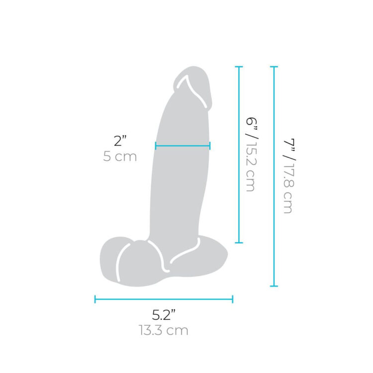 Slipskin Realistic Silicone Dildo Girthy Mocha - Image 8