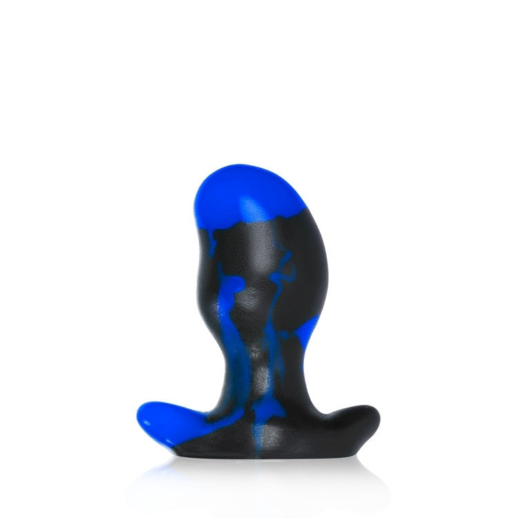 ERGO buttplug BLACK POLICE BLUE SWIRL MEDIUM