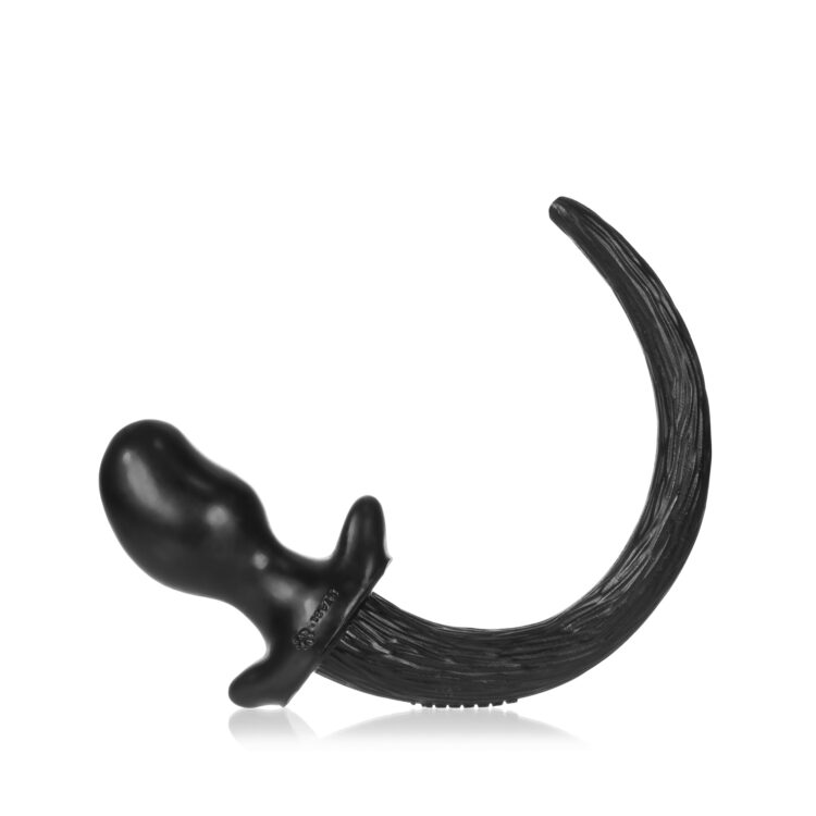 BEAGLE puppy tail buttplug BLACK Medium M